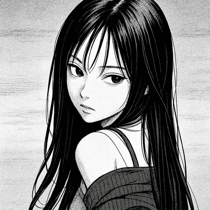 black anime girl pfp