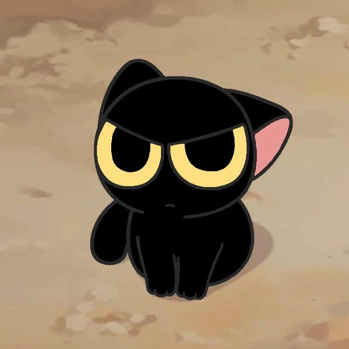 black cat pfp aesthetic