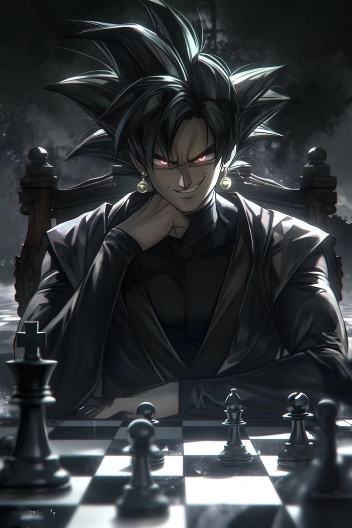 black goku pfp manga