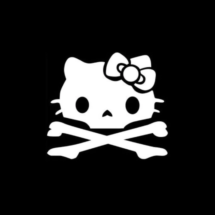 black hello kitty pfp y2k