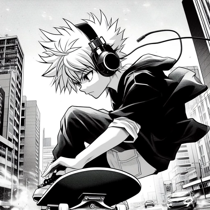 black killua pfp