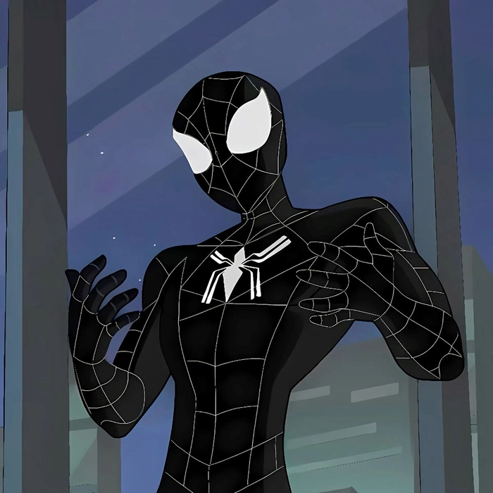 black suit spiderman pfp