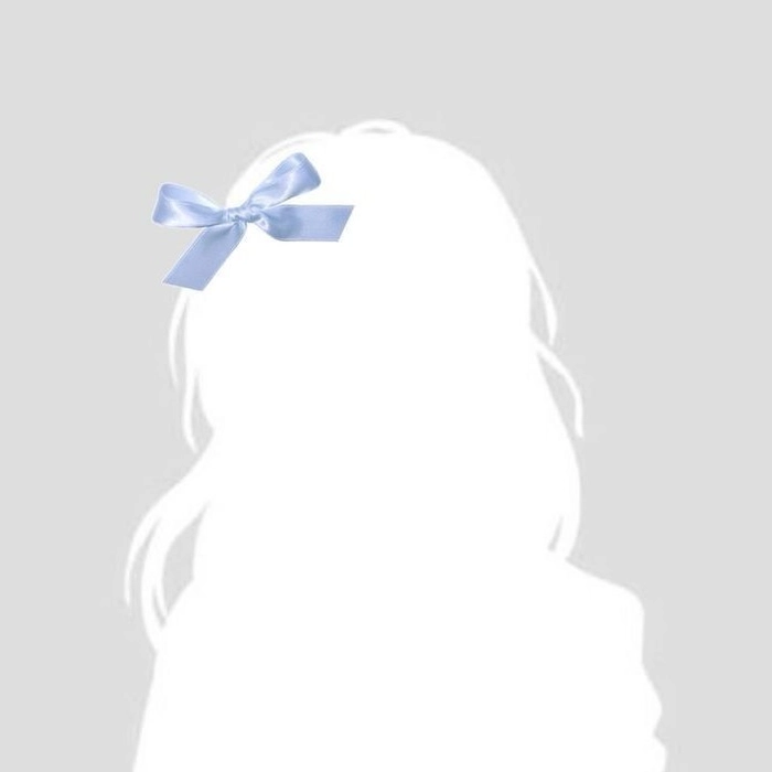 blue coquette pfp