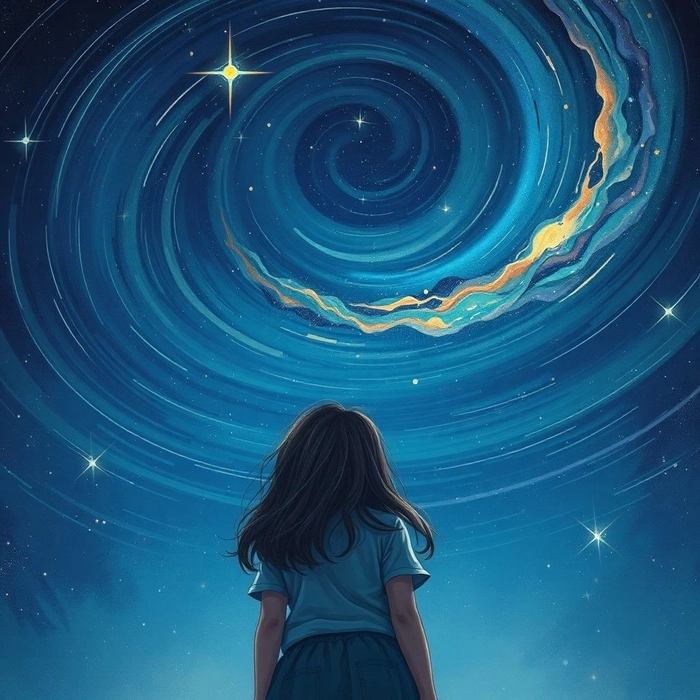 blue galaxy pfp