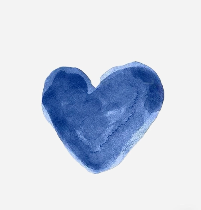 blue heart pfp