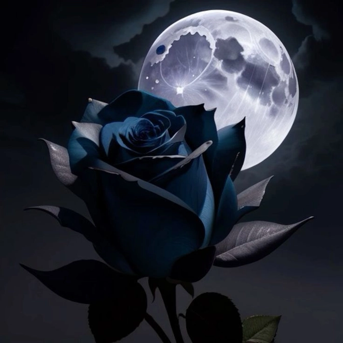 blue rose pfp aesthetic