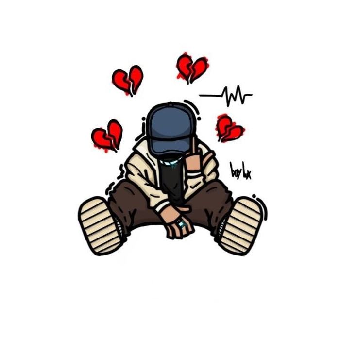 broken heart pfp for instagram