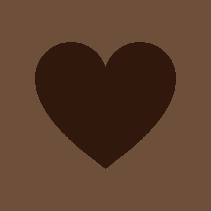 brown heart pfp