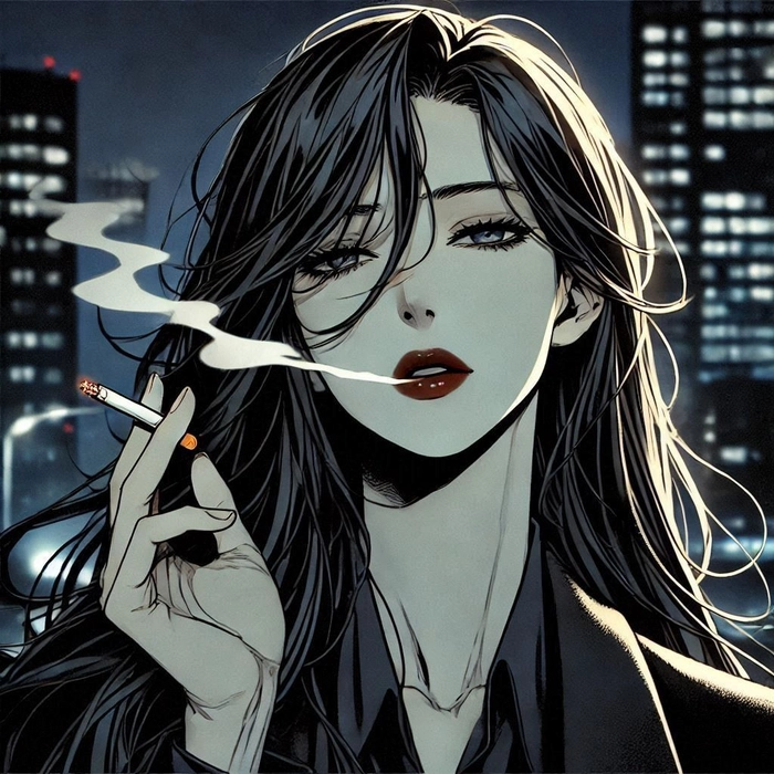 cartoon smoking dp