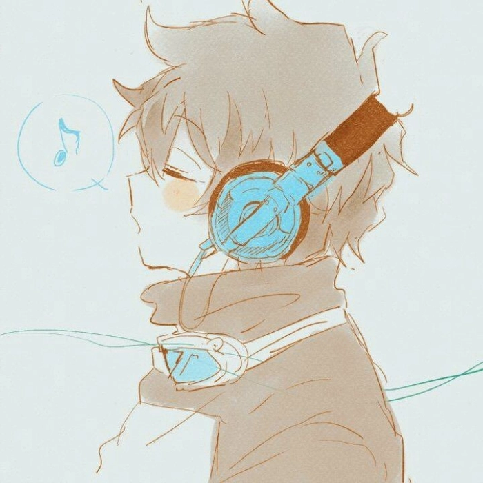 chill anime pfp boy