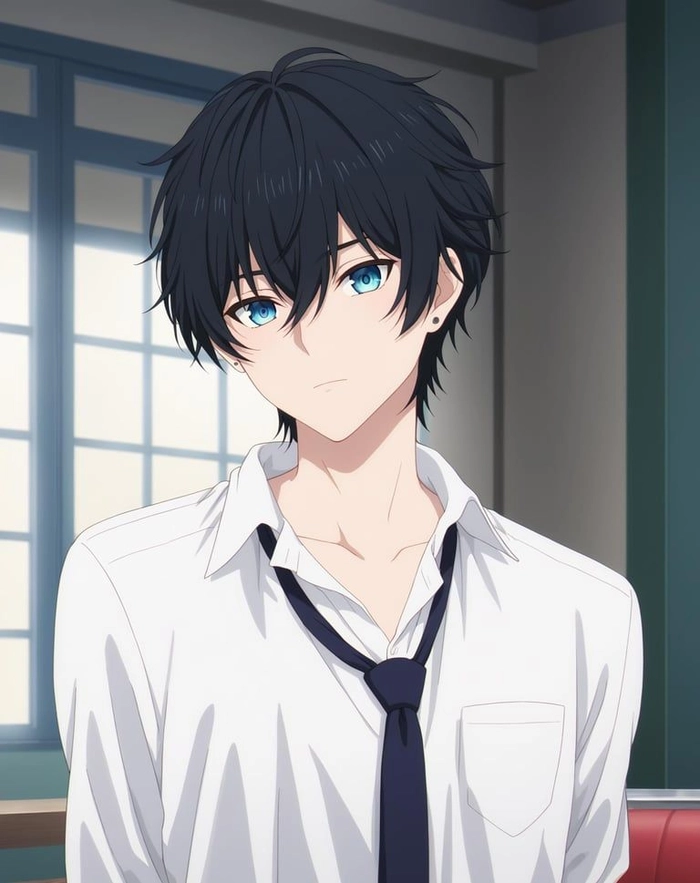 chill anime pfp boy