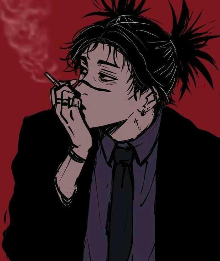 choso pfp anime smoking