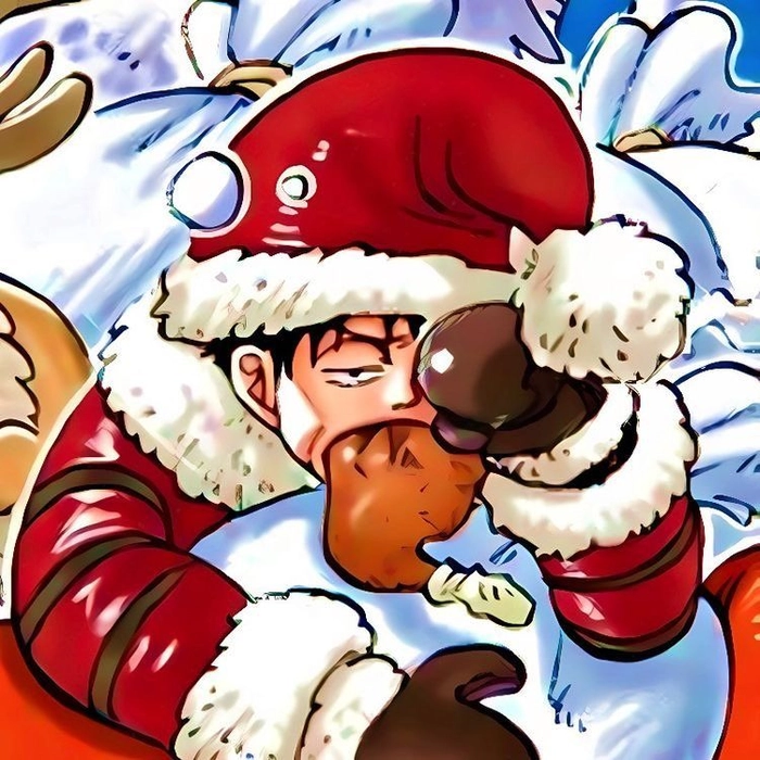 christmas anime pfp luffy