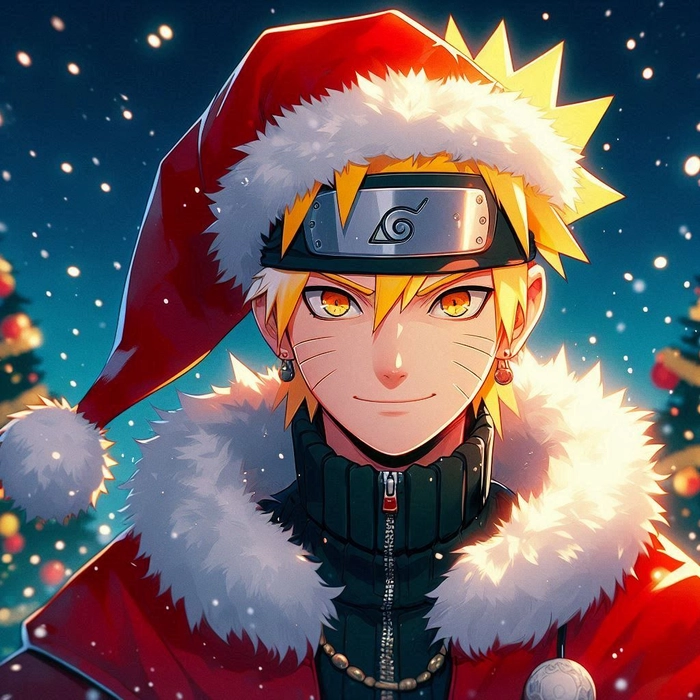 christmas anime pfp naruto