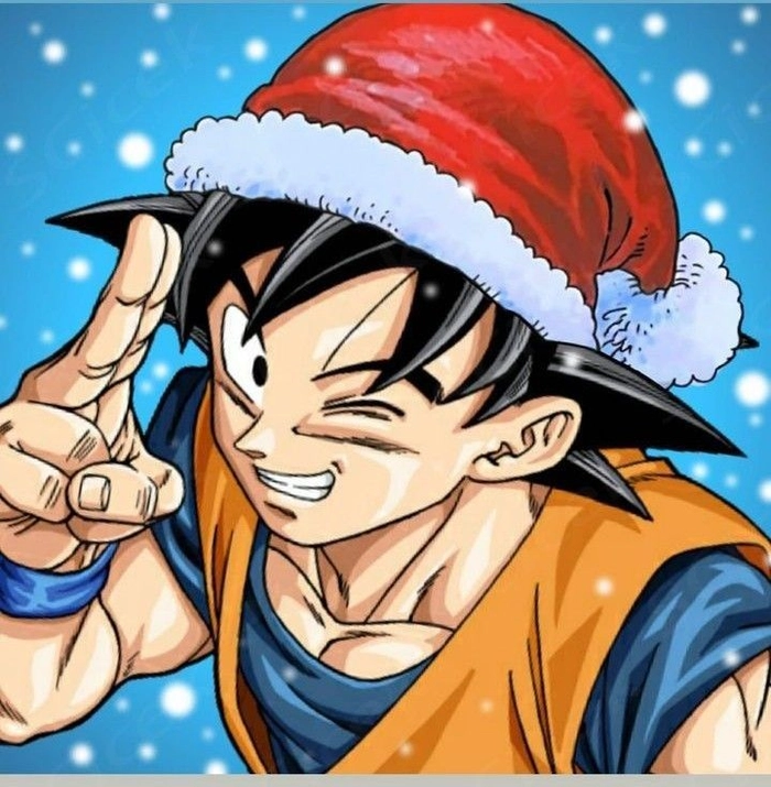 christmas goku pfp
