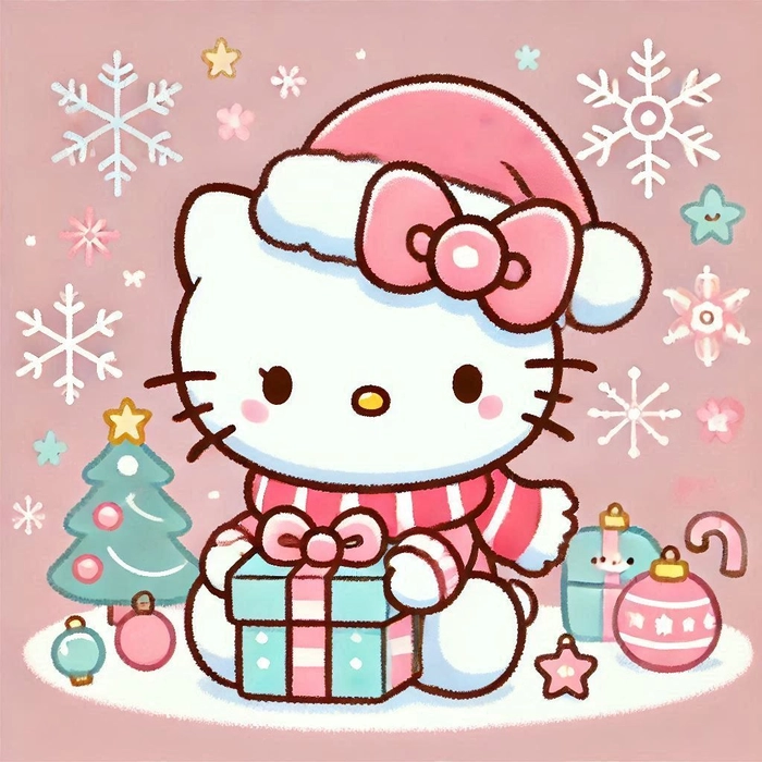 christmas hello kitty pfp