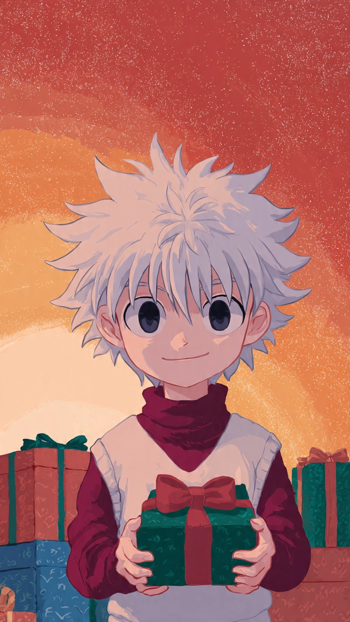 christmas killua pfp