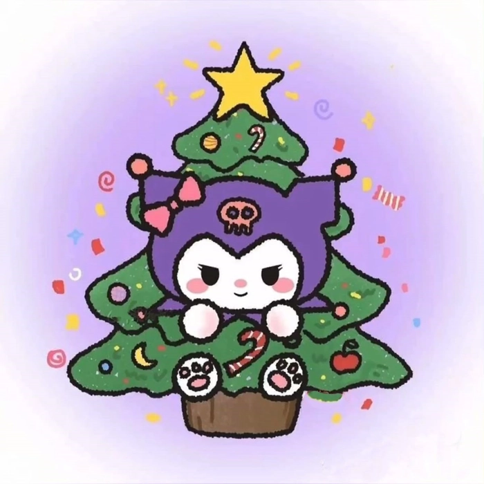 christmas kuromi pfp