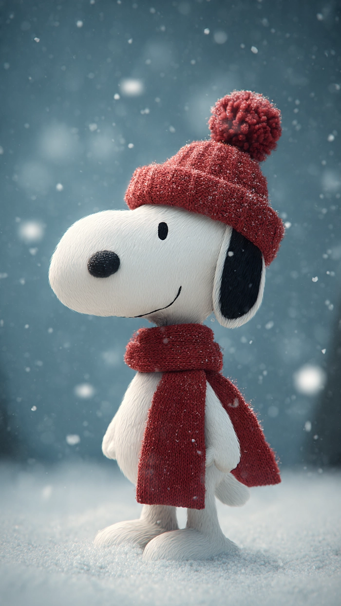 christmas snoopy pfp