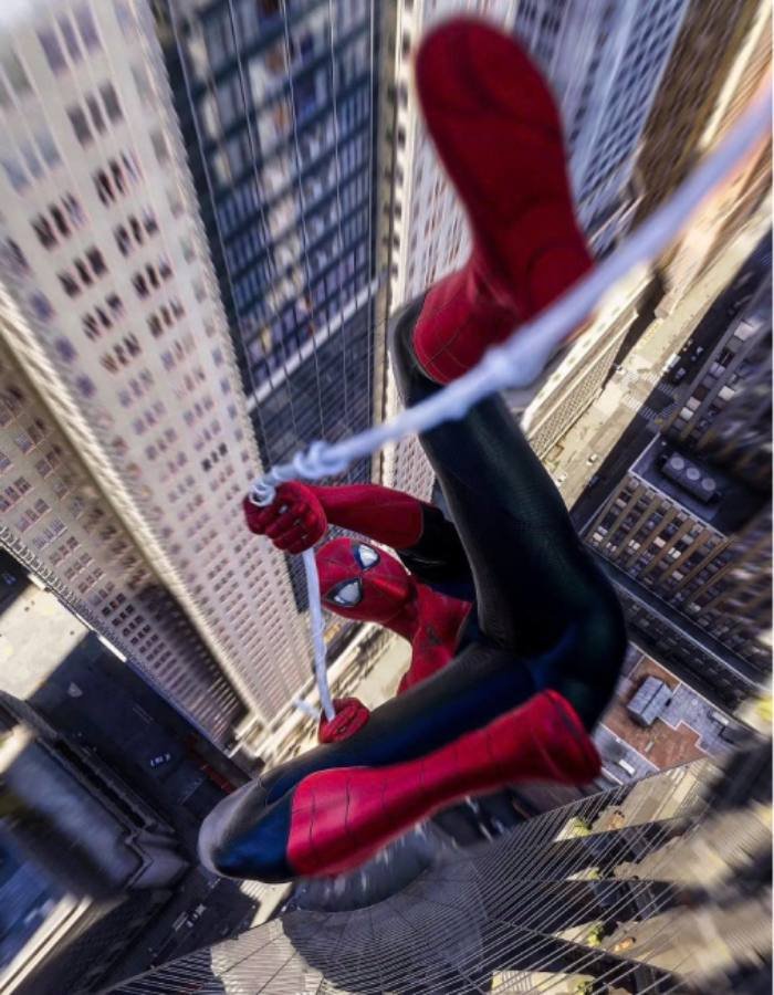 clean background spider man pfp image