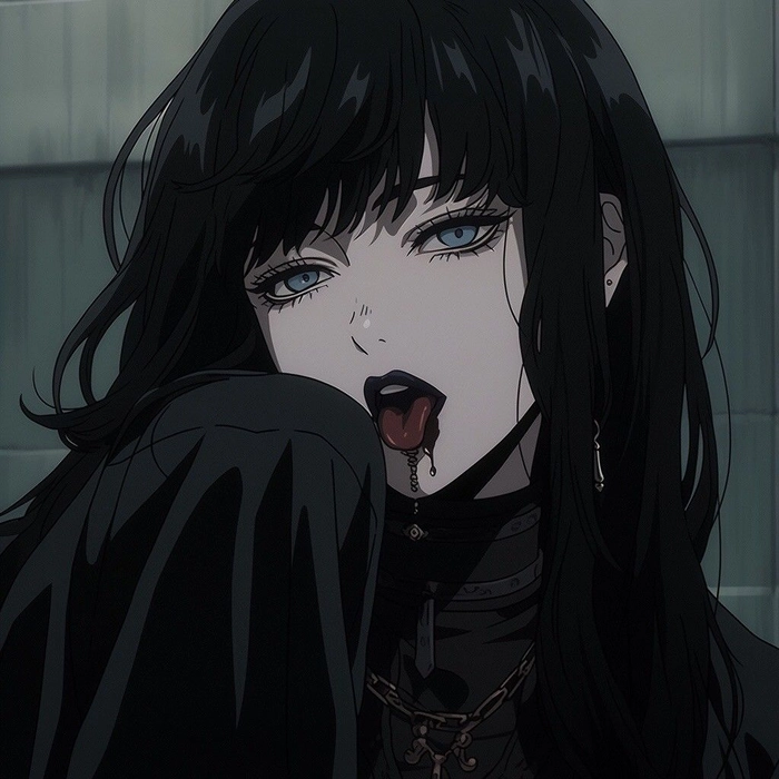 cool anime pfp black