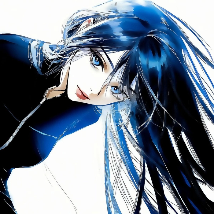 cool anime pfp blue