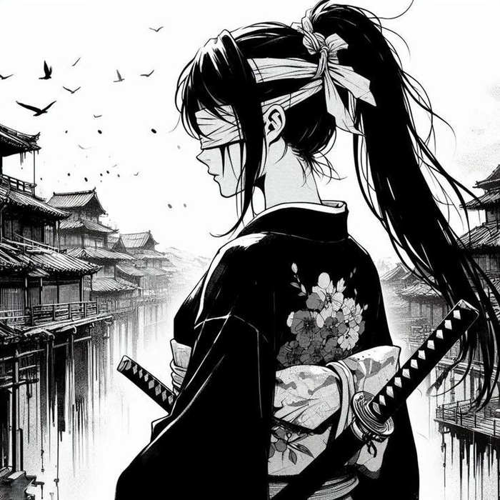 cool anime samurai pfp
