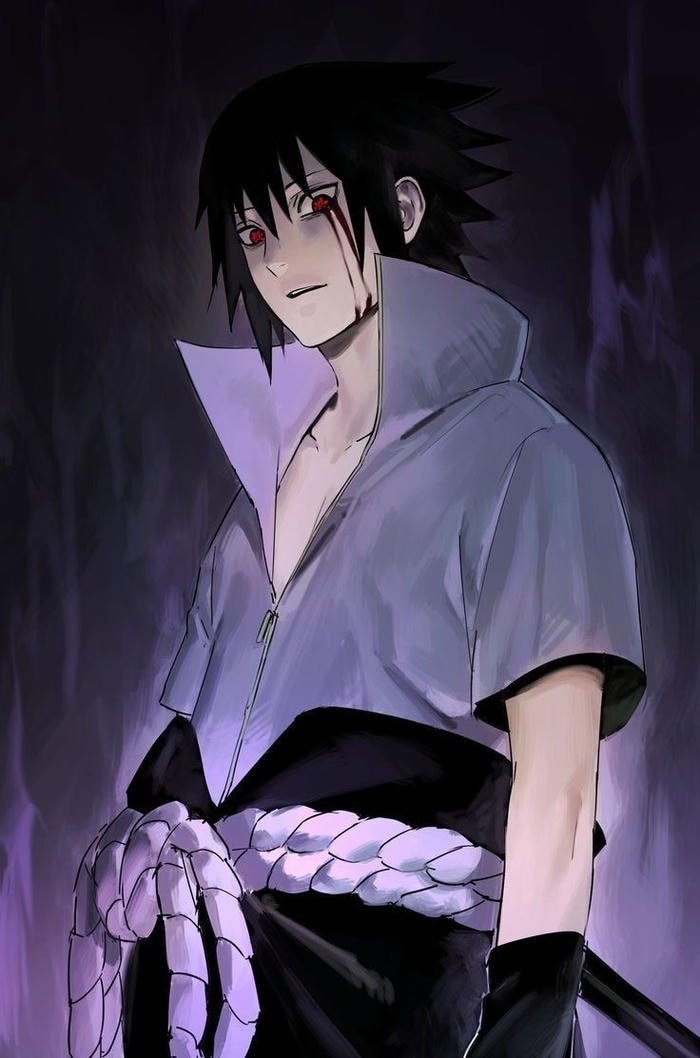 cool aura sasuke uchiha pfp wallpaper
