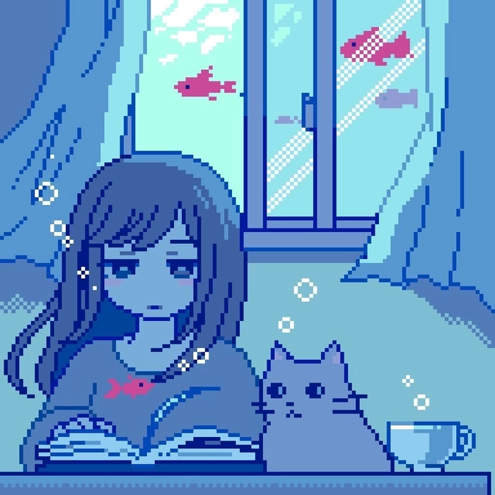 cool blue pfp