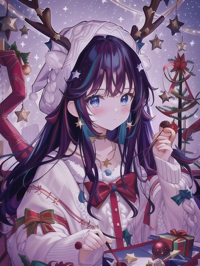 cool christmas anime pfp