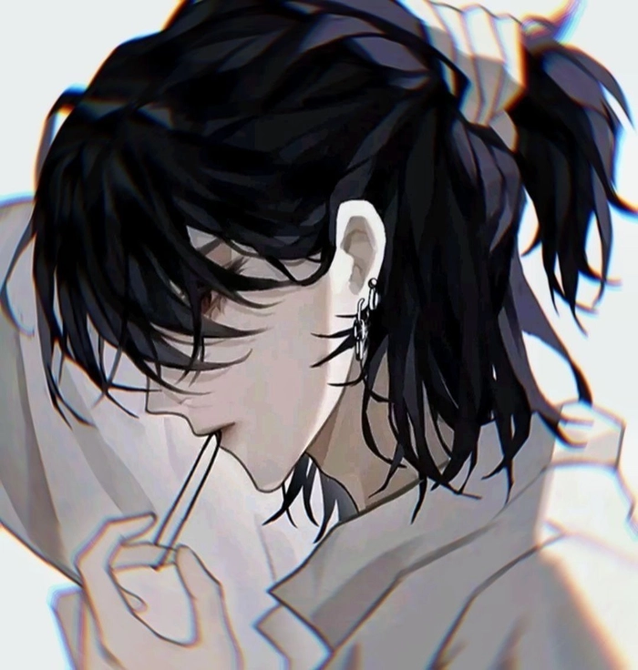 cool dark anime tomboy pfp aesthetic