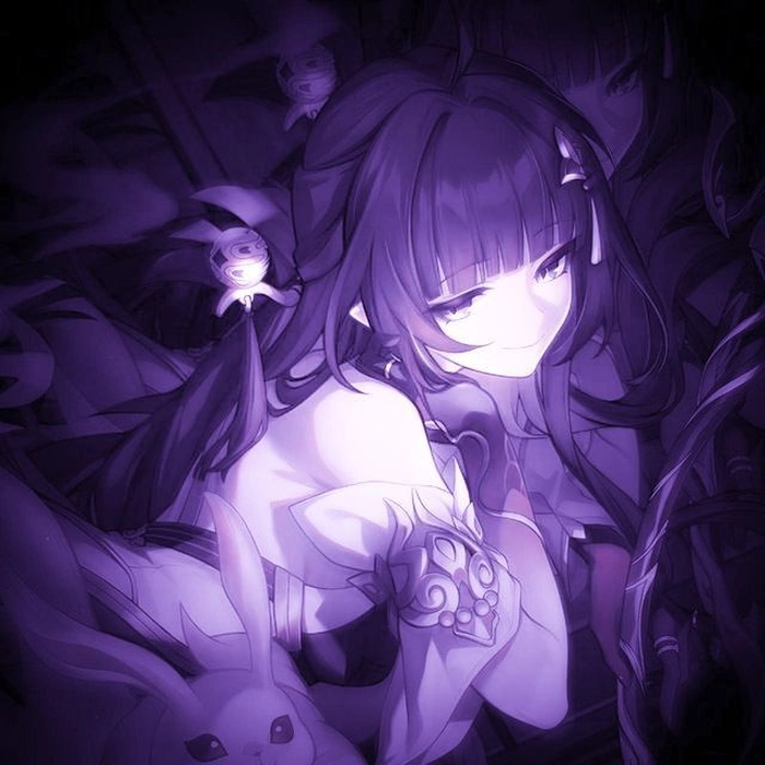 cool dark purple pfp