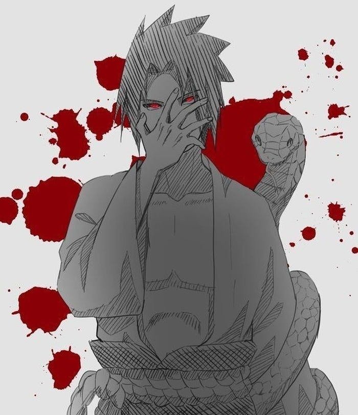 cool expression sasuke uchiha pfp anime edit