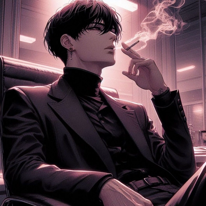 cool smoking pfp