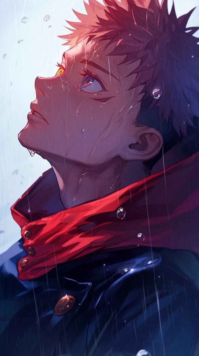 cool yuji itadori art style