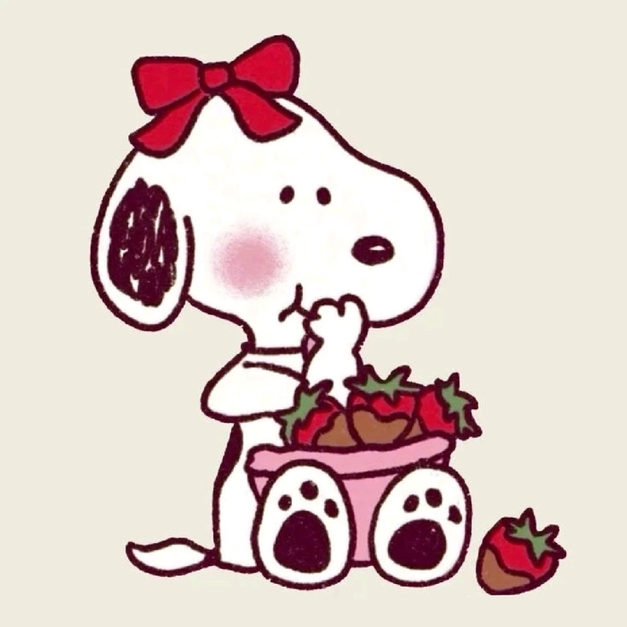 coquette snoopy pfp