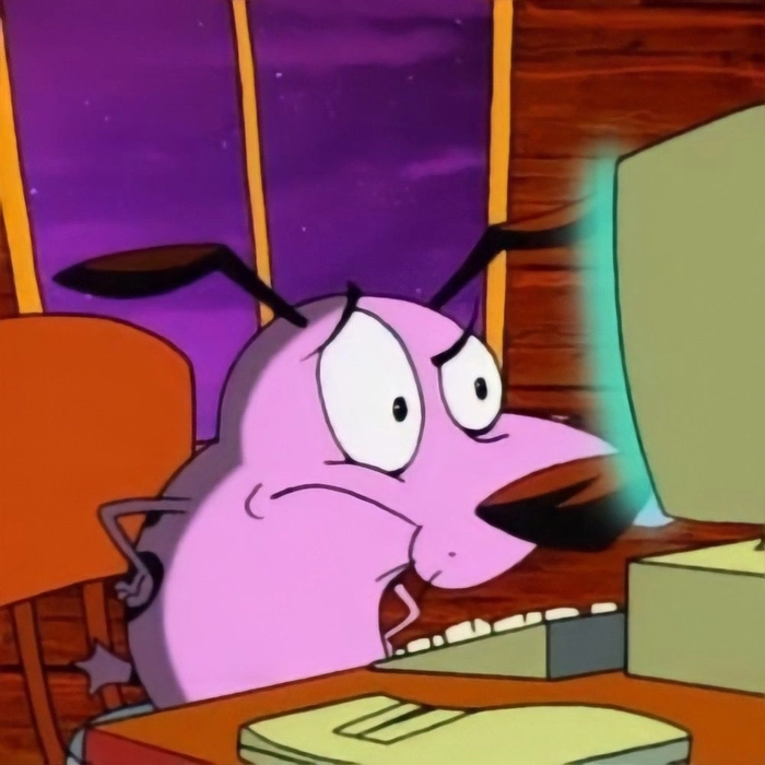 courage the cowardly dog pfp