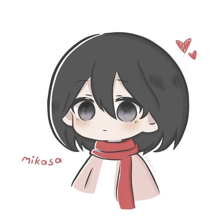 cute aesthetic mikasa pfp