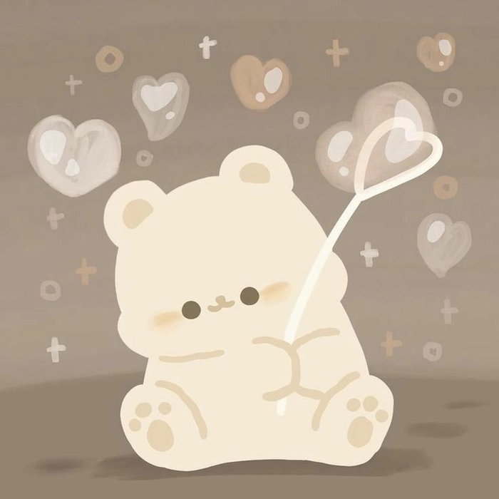 cute aesthetic teddy bear pfp