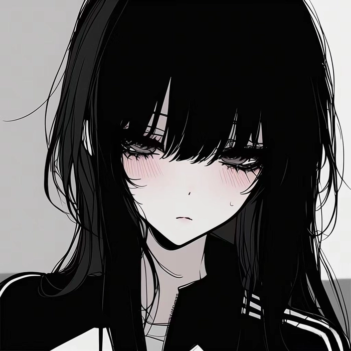 cute anime pfp black
