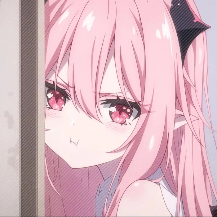 cute anime pfp pink