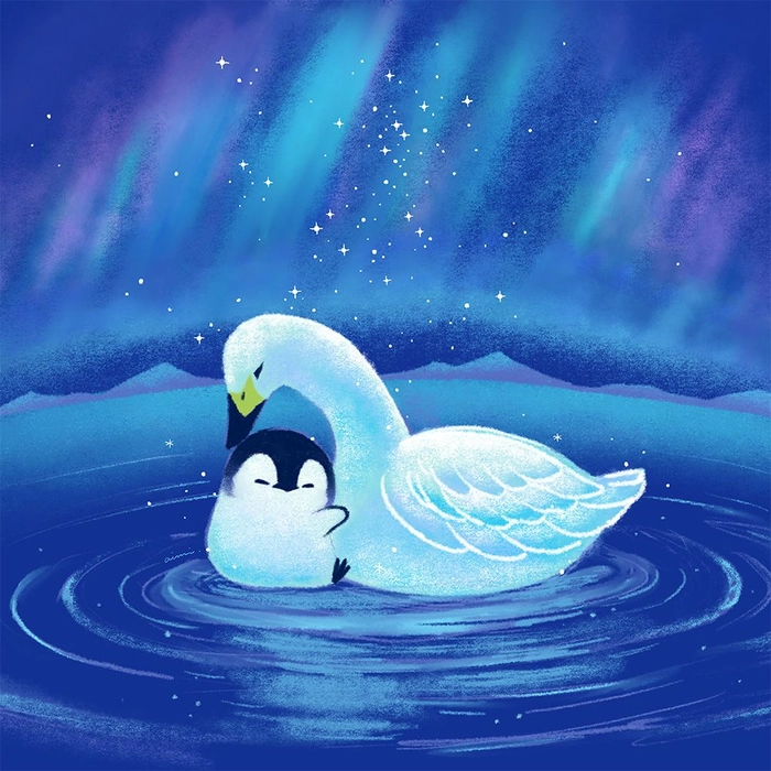 cute blue pfps