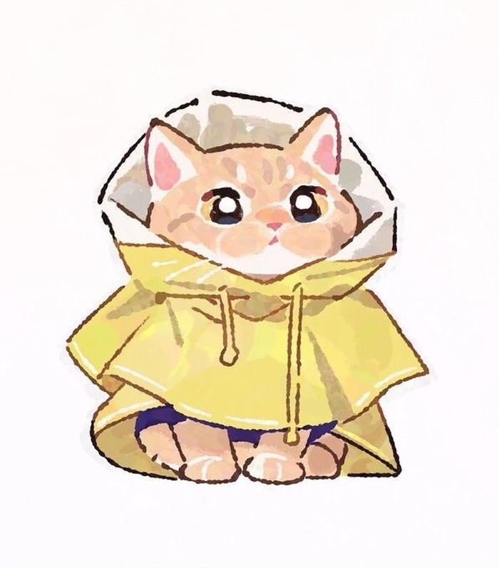 cute cat pfp drawing