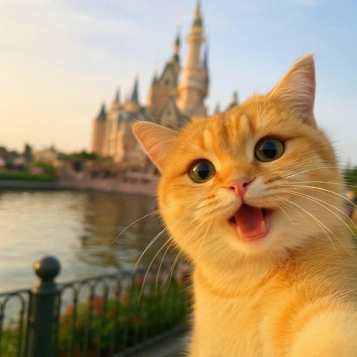 cute cat pfp minimal background