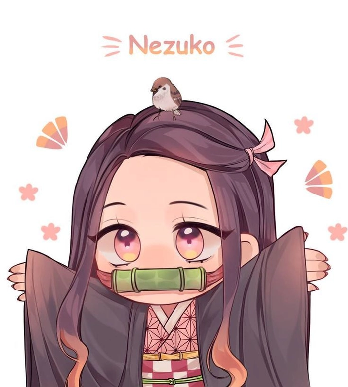 cute chibi nezuko pfp