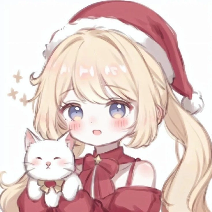cute christmas anime pfp