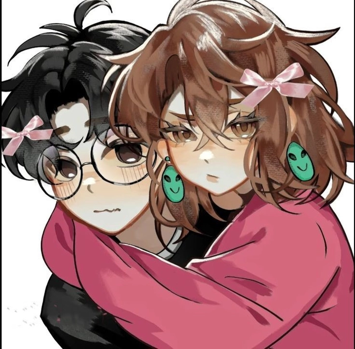 cute couple anime pfp