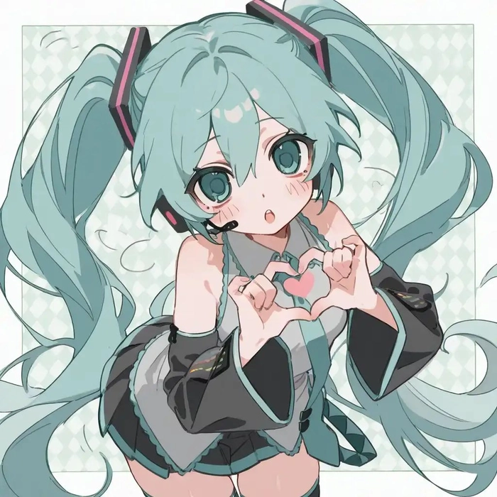 cute hatsune miku pfp