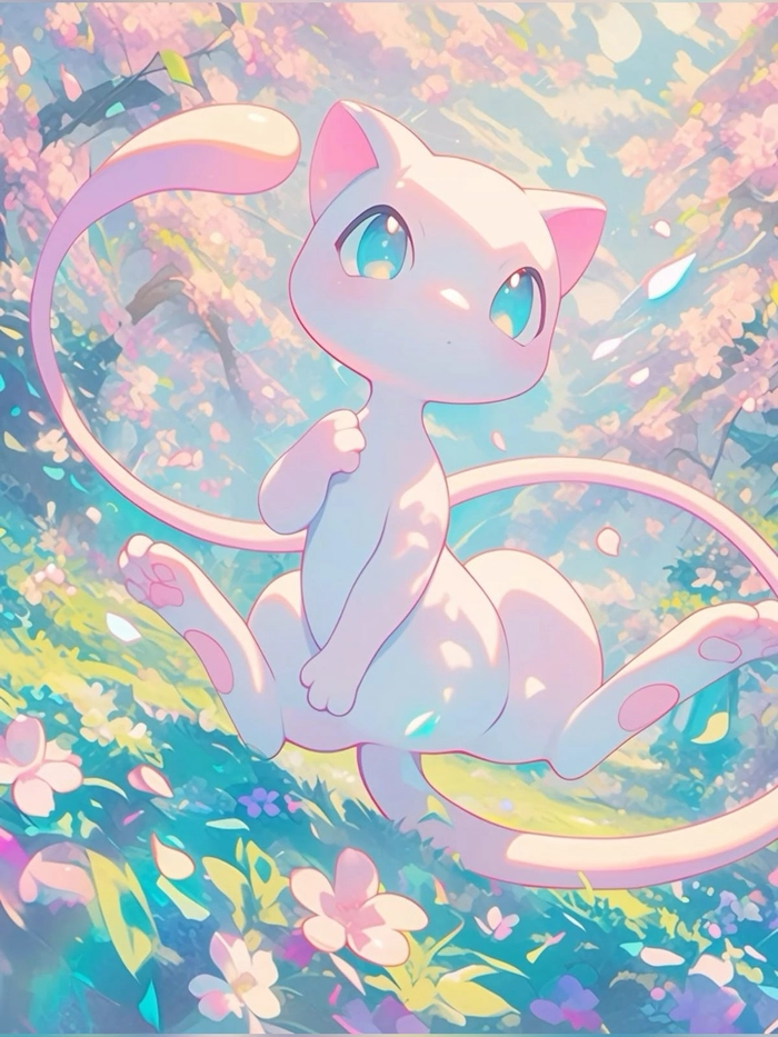 cute mewtwo fanart