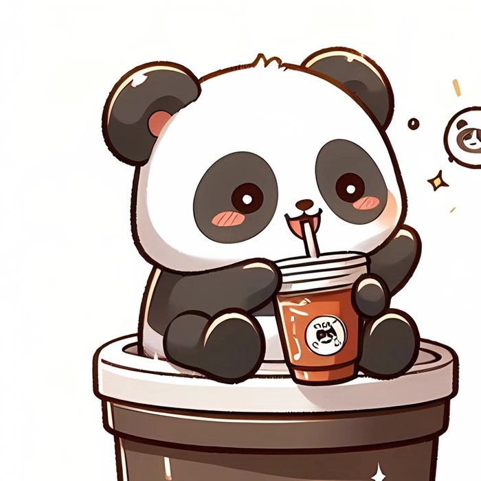 cute panda matching pfp boy